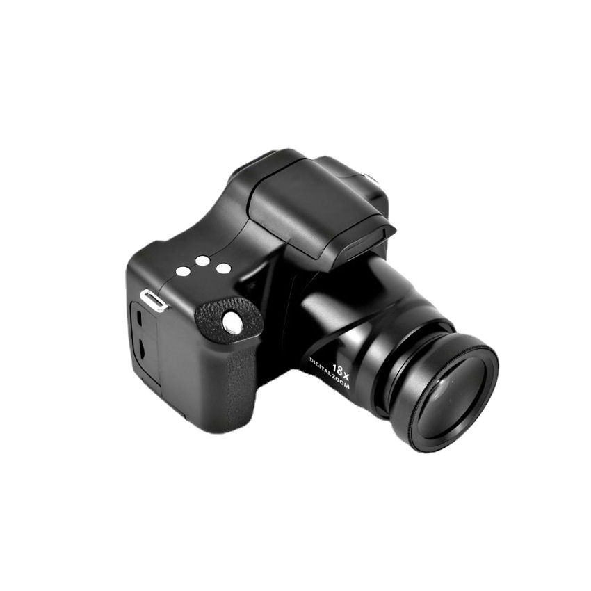 The new high-definition long focus rechargeable SLR camera has an external wide-angle lens of 18 times
