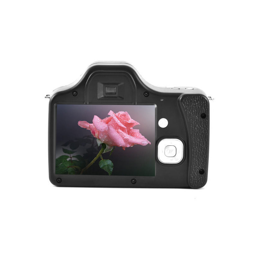 The new high-definition long focus rechargeable SLR camera has an external wide-angle lens of 18 times