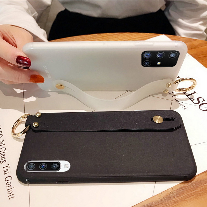 Samsung cover  Stand Holder Clear Phone Case For Samsung  S9 PLUS A40 A50 A60 A51 A71 S10E S9 S8 S20 Note10