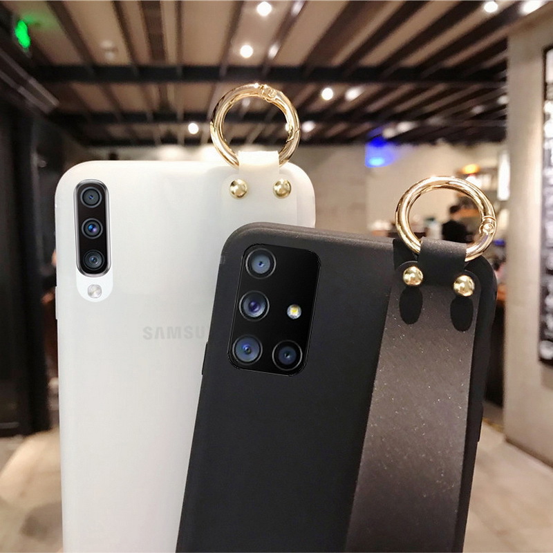 Samsung cover  Stand Holder Clear Phone Case For Samsung  S9 PLUS A40 A50 A60 A51 A71 S10E S9 S8 S20 Note10