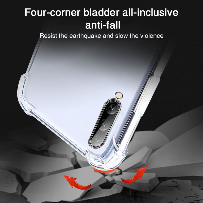 Shockproof Phone Case For Samsung  A50 A51 A70 A71 M10 M20 A30 S9 S7 Clear Silicone Case Back Cover