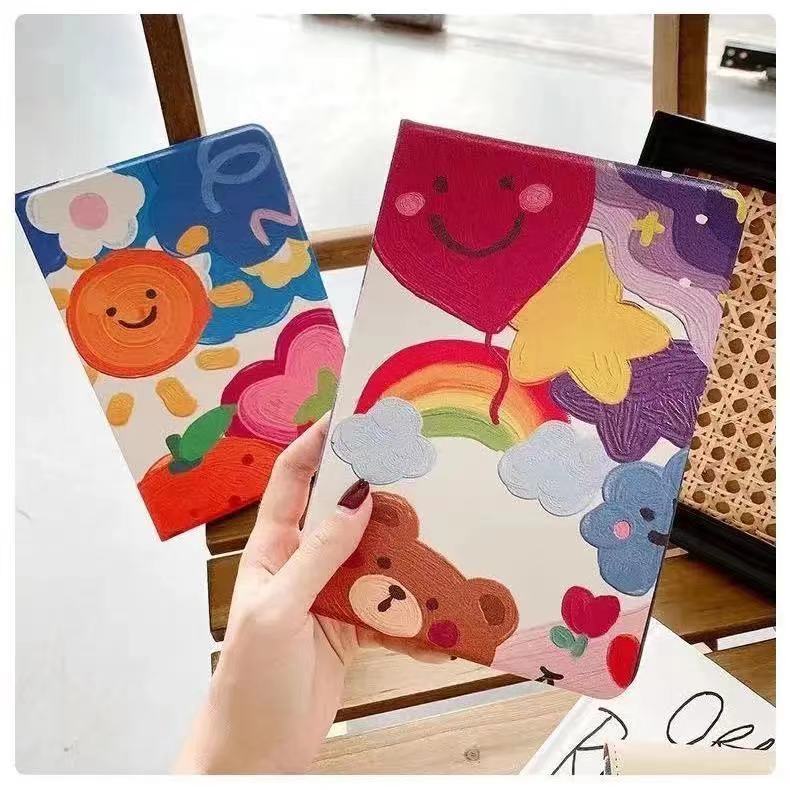 Ipad Cover IPad air3 10.5  mini5  Ipad6/ air2 Generation Tablet Case Stand Holder Flip Slim Smart Cover Ipad Case Cover for Ipad