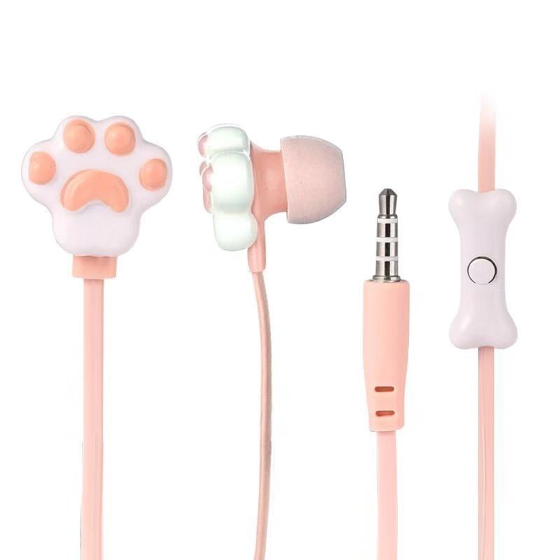 Earphones Cute Earphones Phone Earphones with Voice Tube Music Earphones Earphones for Huawei OPPO VIVO Samsung Iphone