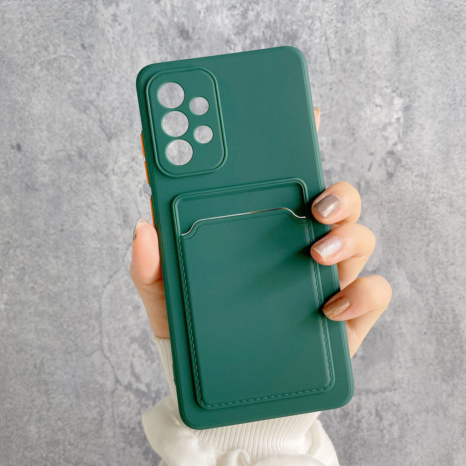 Phone Cases For Samsung Galaxy A72 A52 A32 4g 5g A12 A42 A51 A71 A31 M31 M51 A21s Case Cover Soft Silicone Wallet Card Holder