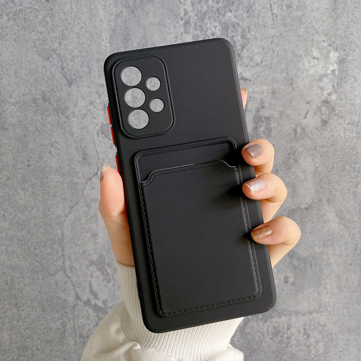 Phone Cases For Samsung Galaxy A72 A52 A32 4g 5g A12 A42 A51 A71 A31 M31 M51 A21s Case Cover Soft Silicone Wallet Card Holder