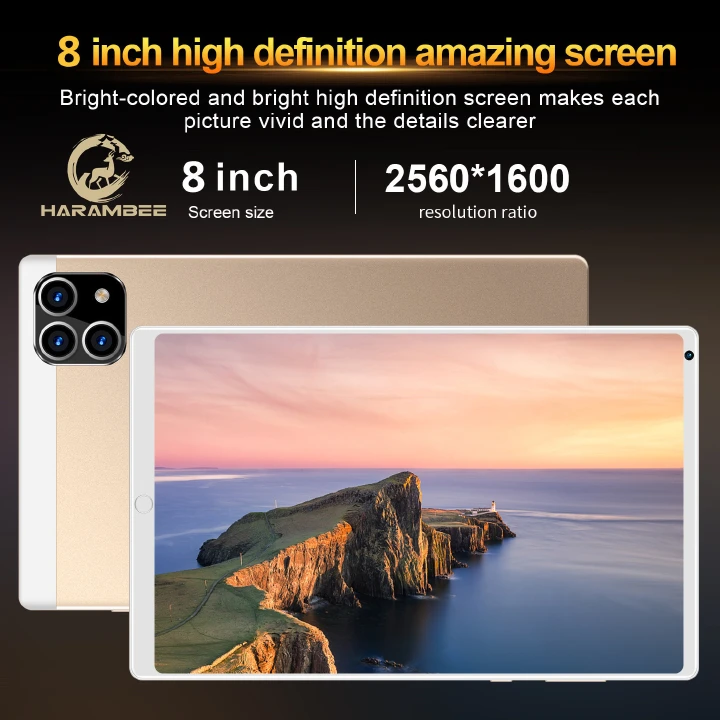Harambee 2022 new 8 Inch MatePad Pro 7800mAh Tablet PC 4Core 4GB RAM 64GB ROM 4G LTE 5G WIFI Google Play WPS Office Pad Air Global Version
