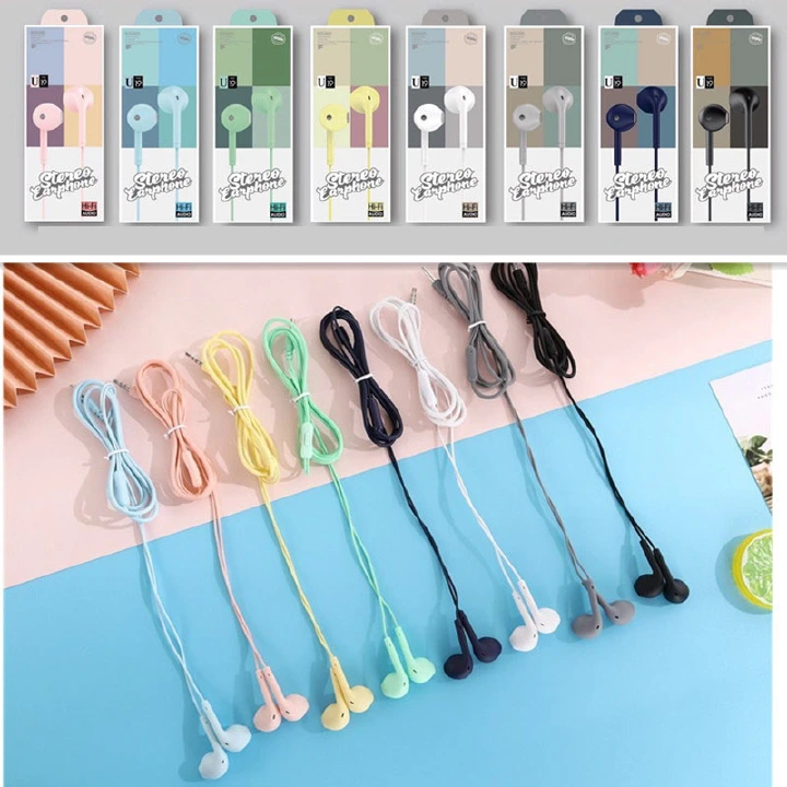 Sports Headphones Wired Headphones Subwoofer 3.5mm Earbuds Music Wired Half In-Ear Subwoofer with Mic Remote with Mic Dynamic Stereo Suitable for All Phones