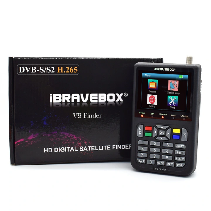 iBRAVEBOX V9 Finder DVB-S/S2 HD Star Finder Support H.265