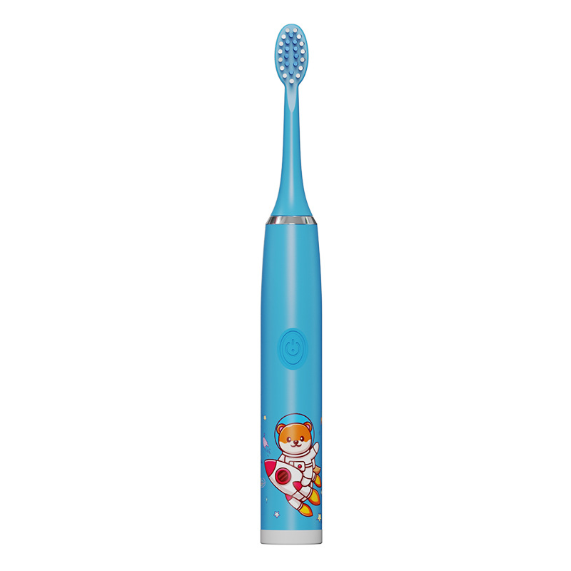 Electric toothbrush children's electric toothbrush soft bristle brush 3-12-year-old baby intelligent charging waterproof toothbrush oral cleaning