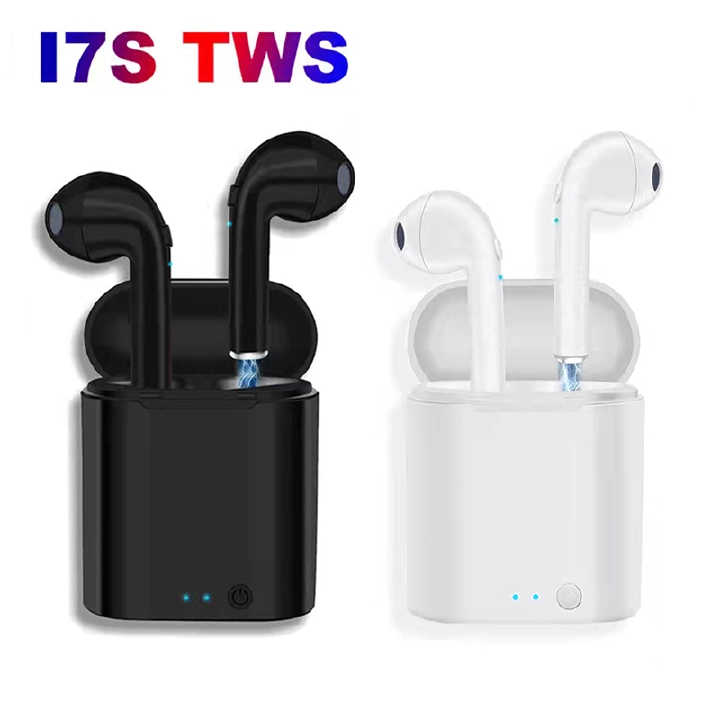 i7s TWS Headphones Wireless Earphones Bluetooth-compatible 5.0 Stereo Bass Earbuds Sports Headsets HiFi Free Shipping