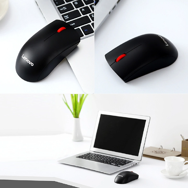 Lenovo M120 Pro Wireless Mouse 2.4GHz Laptop Mouse USB Receiver Ergonomic Optical Wireless Mouse Computer Mice for PC Computer