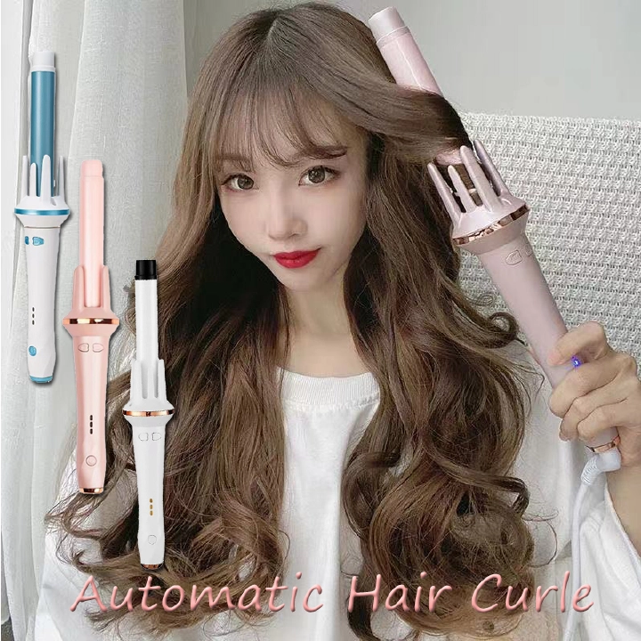 Automatic Hair Curler Stick Professional Rotating Curling Iron Ceramic Roll Curling Negative Ion Hair Care Roller 360-degree