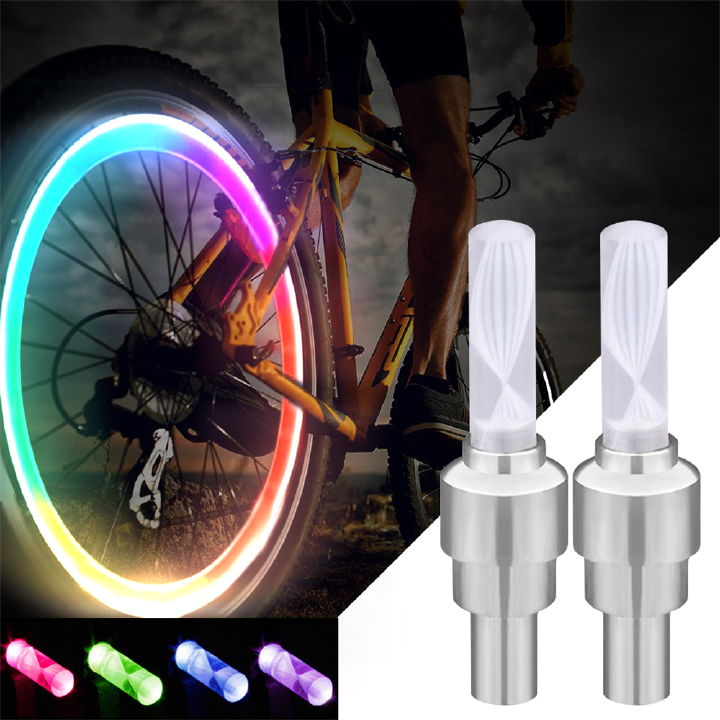 Bicycle Valve LED Light Bike Light Motion Sensor Motorcycle Car MTB Tyre Tire Valve Light Bicycle Accessories
