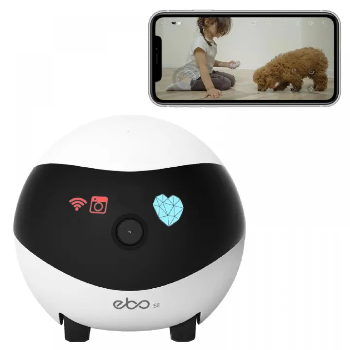 Smart Robot WiFi Collar Catpal Pet Cats Toy Security 1080P Wireless Camera Interactive for Cats Remote Control Via App