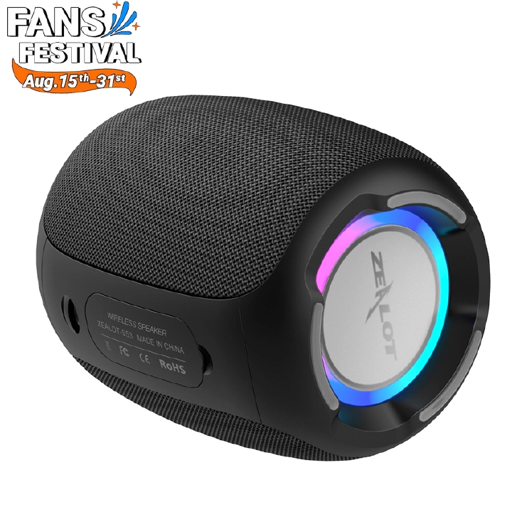 20W Portable Bluetooth Speaker Outdoor TWS Connection High Quality Sound IPX6 Waterproof 24 hours use time Speaker