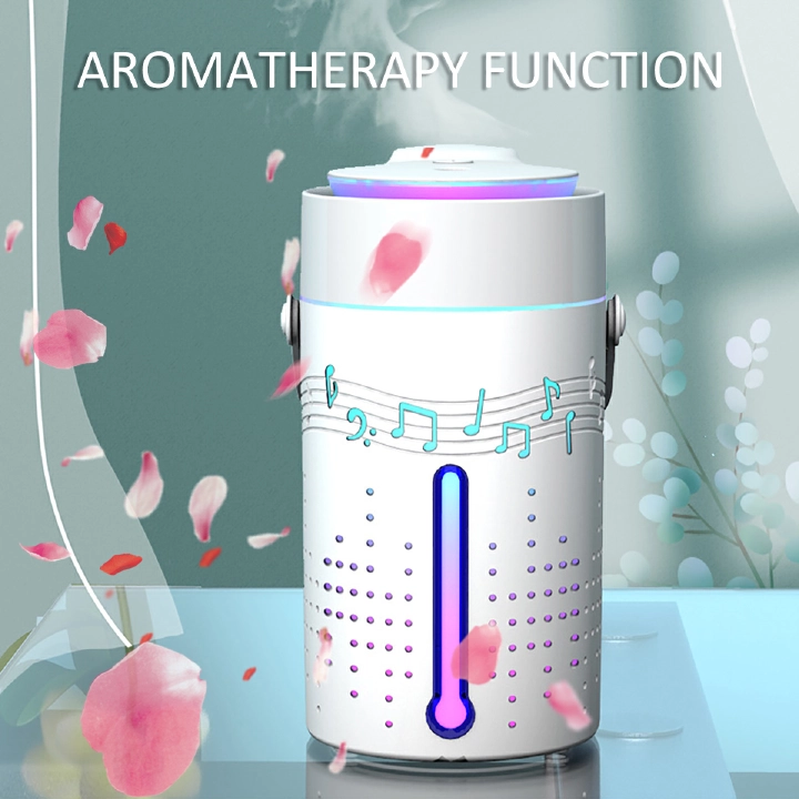 LED Bluetooth Speaker Air Humidifier Ultrasonic Mist Aroma Diffuser Purifier