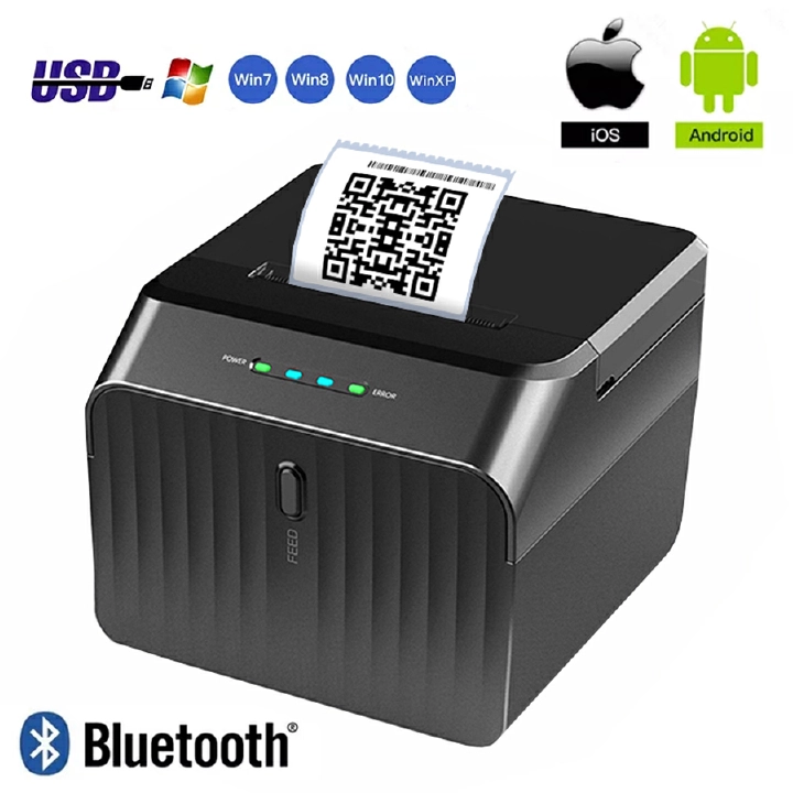 Labeller Printer Self-Adhesive Maker Machine Bluetooth Thermal Printer Sticker 20mm-58mm Mini Desktop Label Printer