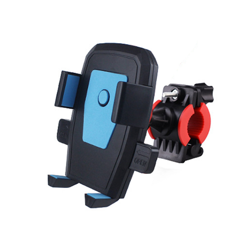 Motorcycle Bicycle Phone Holder Stand Auto Lock Moto Mobile Phone Holder Motor Bike Handlebar Clip Stand GPS Mount Bracket