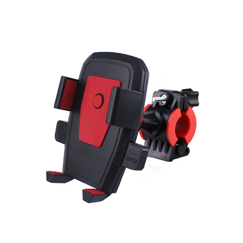 Motorcycle Bicycle Phone Holder Stand Auto Lock Moto Mobile Phone Holder Motor Bike Handlebar Clip Stand GPS Mount Bracket