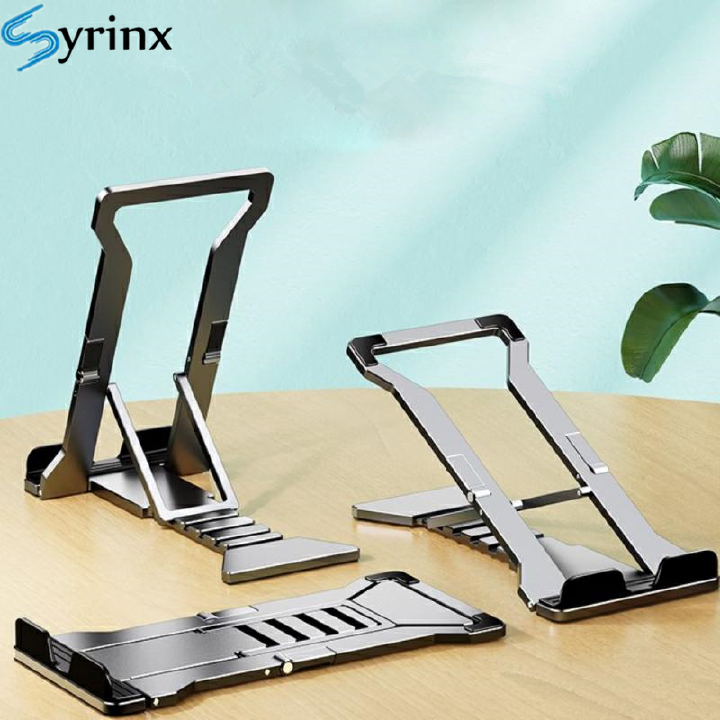 Mini Desktop Multi-Angle Folding Mobile Phone Holder Hollow Plastic Tablet Stand Portable Phones Accessories