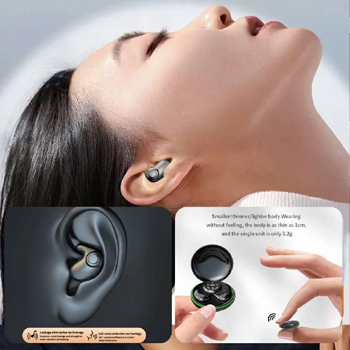 mini invisible bluetooth headset TWS Wireless Headphones 5.3 Hidden Earbuds IPX5 invisible earbuds bluetooth free shipping