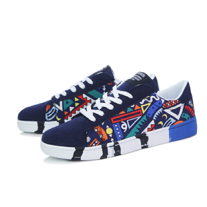 Men's casual shoes, trendy shoes, canvas shoes, sports trendy male student skate shoes