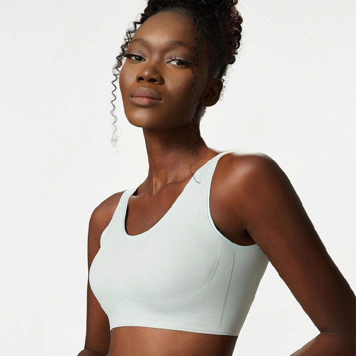 sports bra, women's buckle yoga bra, plus size sports bra, seamless yoga bra