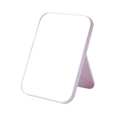HD Makeup Mirror, Desktop Simple Dressing Mirror, Square Princess Mirror, Simple Folding Portable Makeup Mirror Pink one size Rectangle