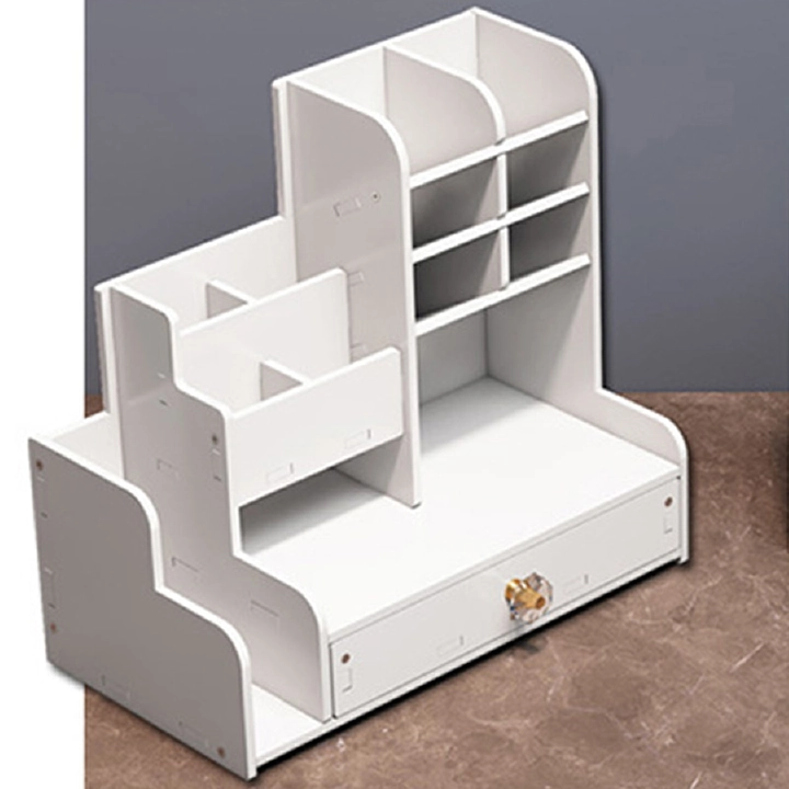 Slant Insert Pen Holder Drawer Office Supplies Stationery Box Shelf Cosmetic Organiser