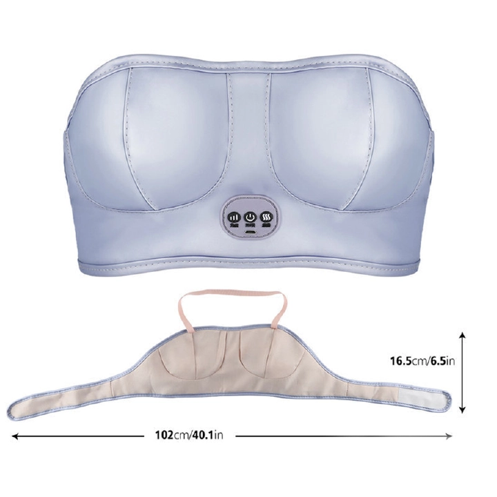 Electric Breast Massager Lntelligent Hot Vibration Breast Treasure Home Breast Enhancement Instrument Massage Bra