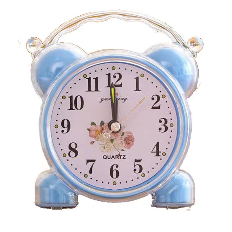 Student alarm clock Children cartoon clock Bedside simple network red small alarm clock desk clock Alarm Clocks Fast delivery within 1-5 days