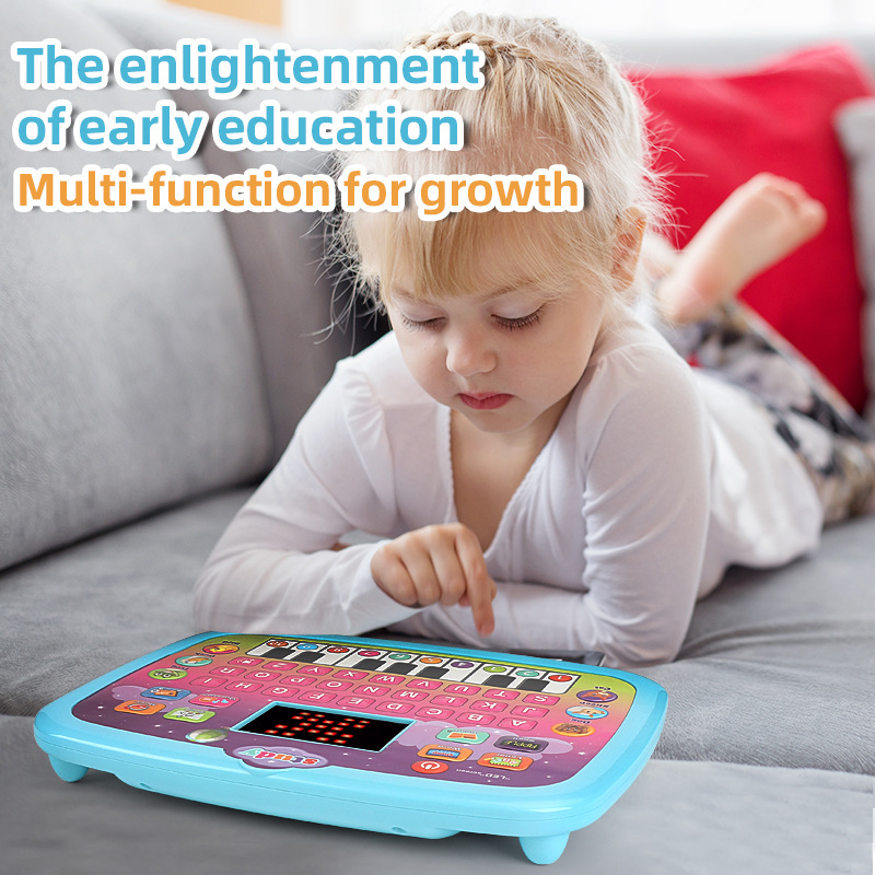 Fast delivery within 1-5 Kids' Toy Tablet Children english Learning Education Machine Toy For Kids Electronic Learning Products  LED Screen Lighting Early Education Multifunctional  Reading MachineToy