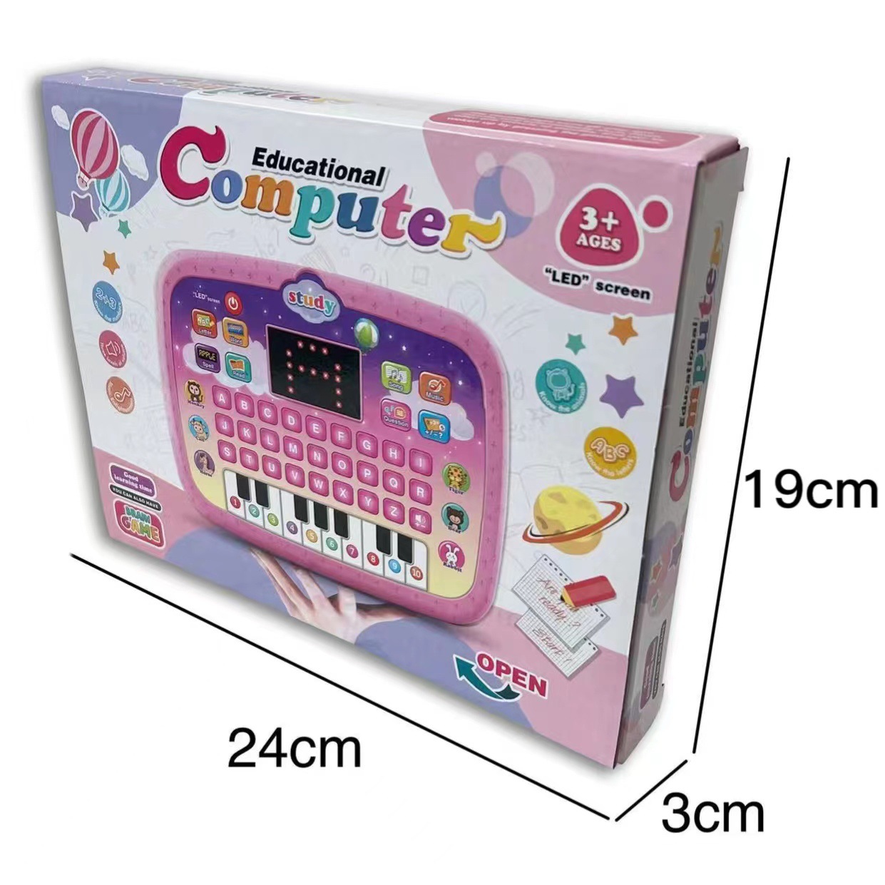 Fast delivery within 1-5 Kids' Toy Tablet Children english Learning Education Machine Toy For Kids Electronic Learning Products  LED Screen Lighting Early Education Multifunctional  Reading MachineToy