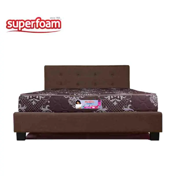 (LIMITED OFFERS) Superfoam  home living bed mattress brown 5 ft x 6 ft x 8 inch thickness home and kitchen furniture bedroom mattresses