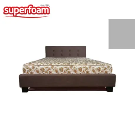 (CRAZY OFFER) Superfoam morning glory home living bed mattress medium quilted cream white with brown flowers home and kitchen furniture bedroom furniture mattresses box springs