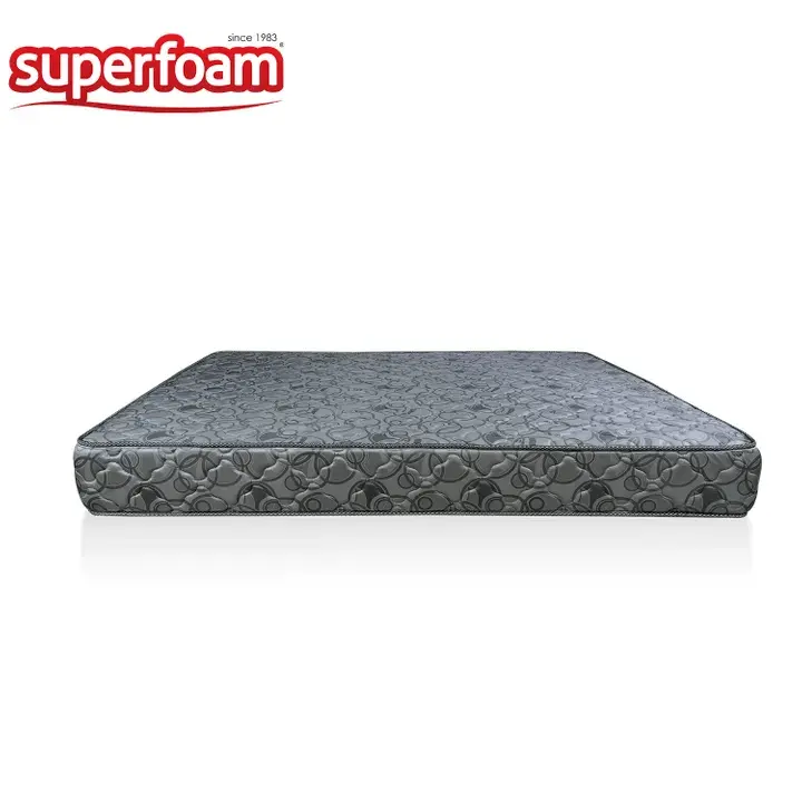 Superfoam memory glory home living bed high density quilted mattress gray home and kitchen furniture bedroom furniture matresses box springs