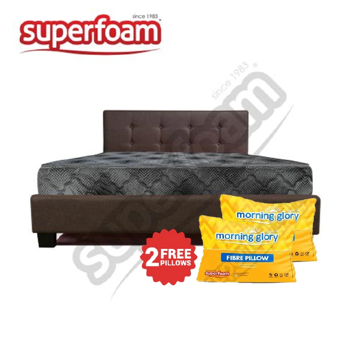 (CRAZY OFFERS)Superfoam morning glory home living memory foam good quality bed mattress medium duty plain home and kitchen  furniture mattresses bedroom box springs