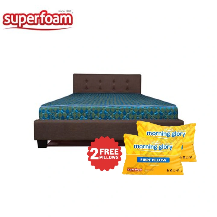 (CRAZY OFFER) Superfoam morning glory home living room furniture memory foam very super good quality material bedroom bed mattresses furniture bedroom  box springs