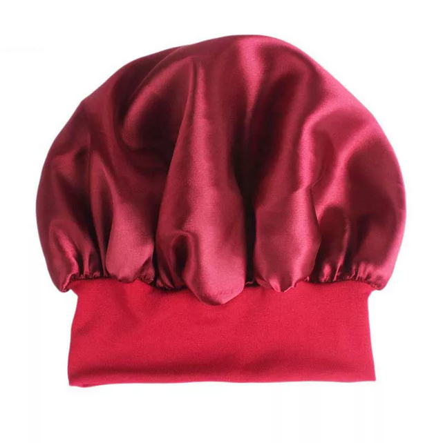 Satin Headscarf Hat Sleeping Bonnet Hair Wrap Silk Cap Fashion Head Scarf Headwear Night Sleep Hat Brand MM