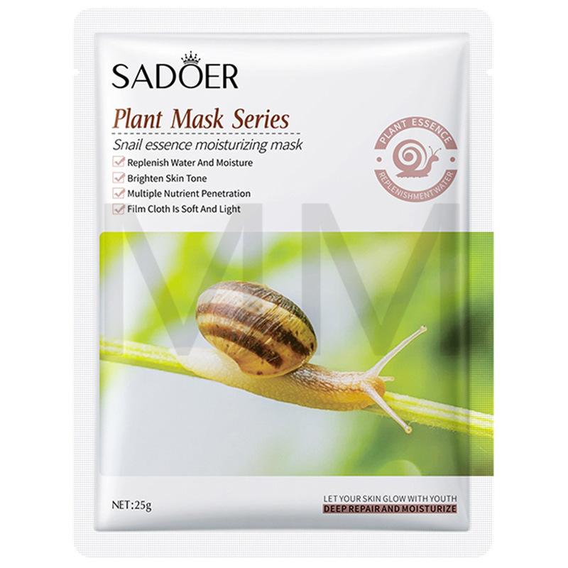 Hot selling MM Brand New Mask Hyaluronic Acid Moisturizing Hydrating Natural Plant Beauty mask 1 pc Aloe Honey Vitamin C Snail as pictures