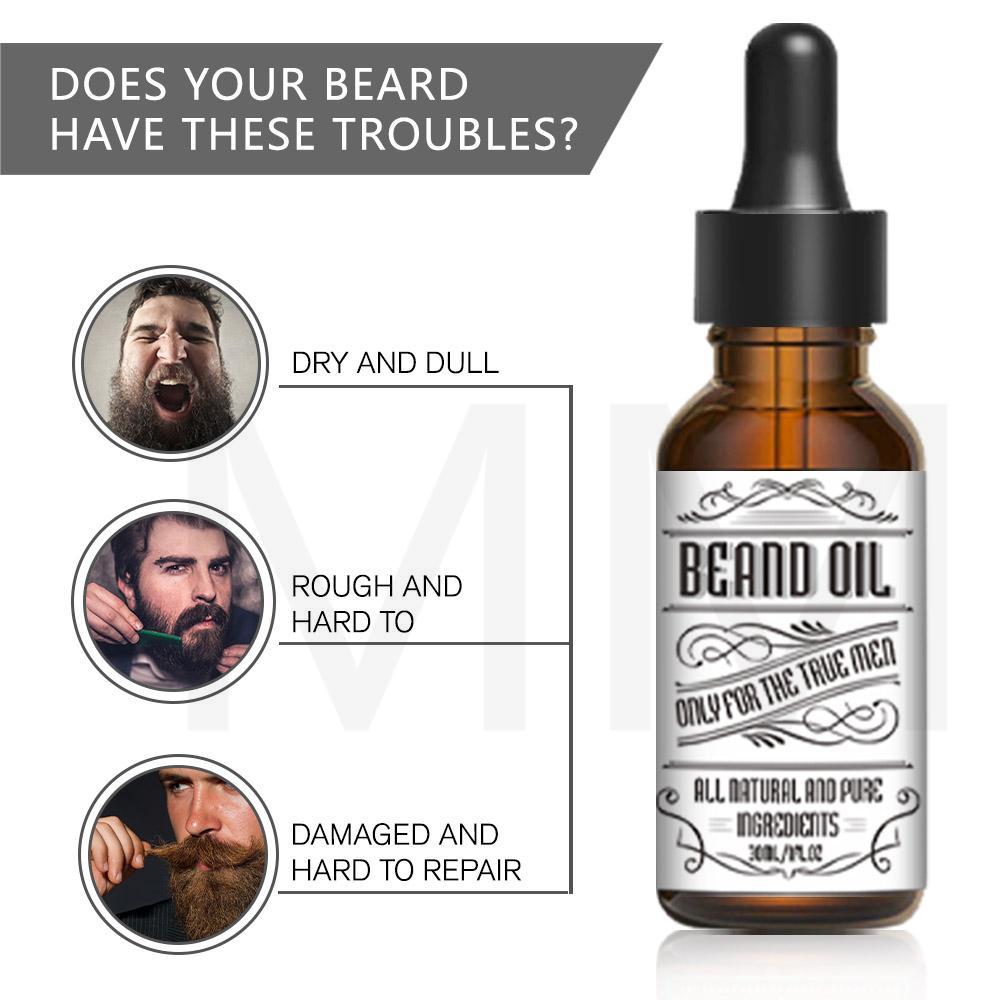 Hot Selling MM Brand New Beard Growth & Fast Hair Growth Oil Hairy Face, Mustache - Softens Strengthens clear sports Cologne perfume
