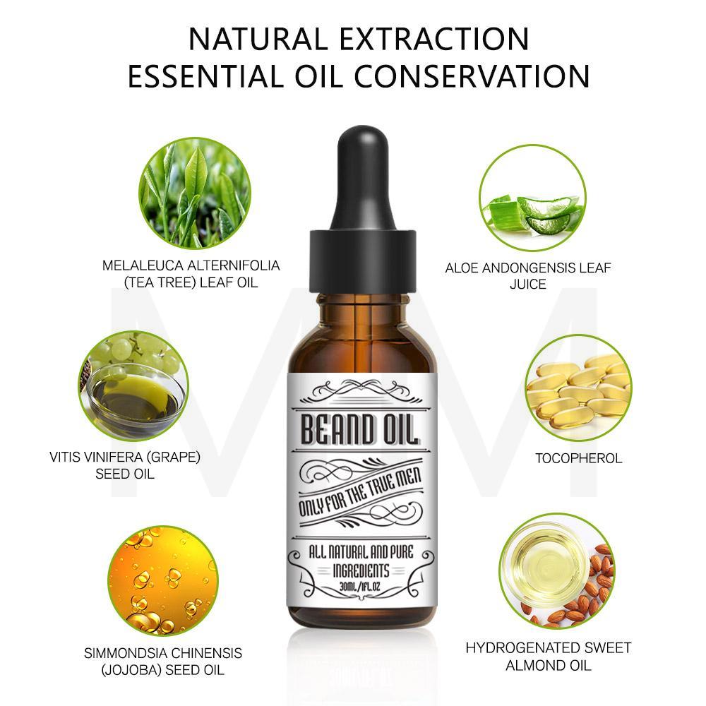 Hot Selling MM Brand New Beard Growth & Fast Hair Growth Oil Hairy Face, Mustache - Softens Strengthens clear sports Cologne perfume
