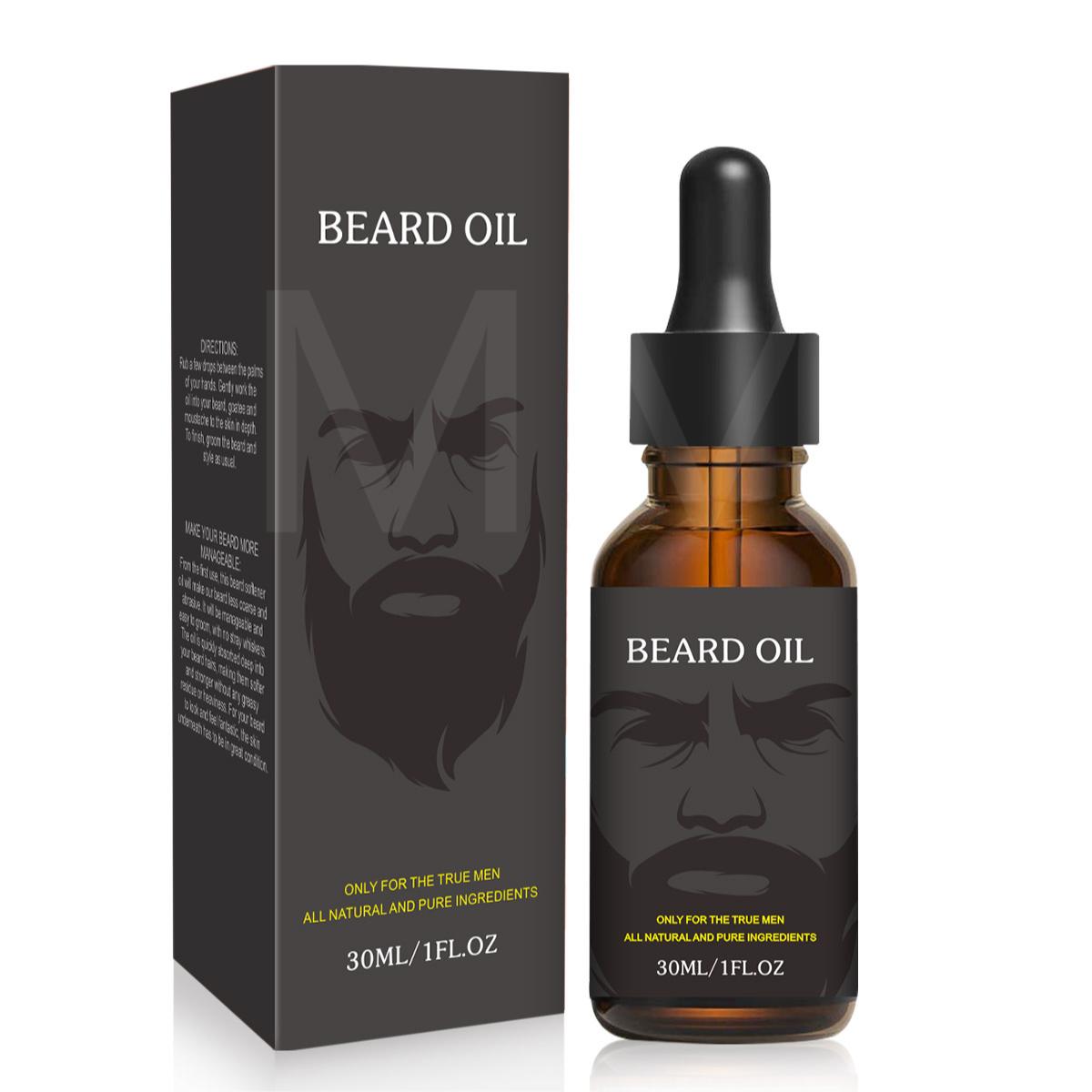 Hot Selling MM Brand New Beard Growth & Fast Hair Growth Oil Hairy Face, Mustache - Softens Strengthens clear sports Cologne perfume