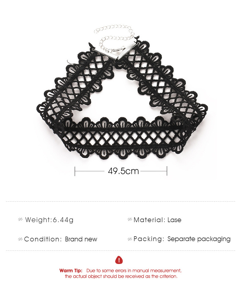 Newest Fashion Necklaces Retro Lace Choker Jewelry Accessories Hollow Out Lace Black Choker Necklace for Couple Lovers Collar Vintage Women Wedding Jewelry