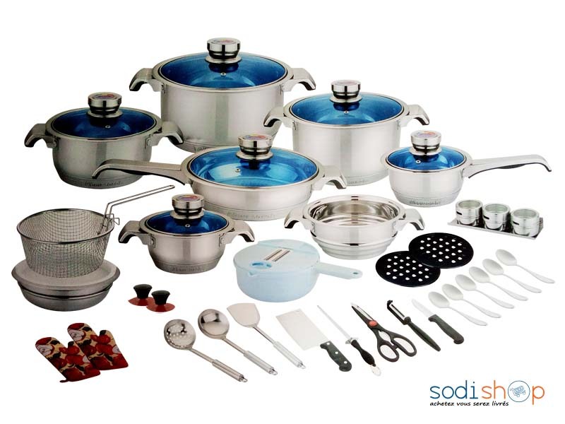 Marwa German Quality 30pcs Stainless Heavy Duty Cookware Set Pots Sufurias  @ Best Price Online