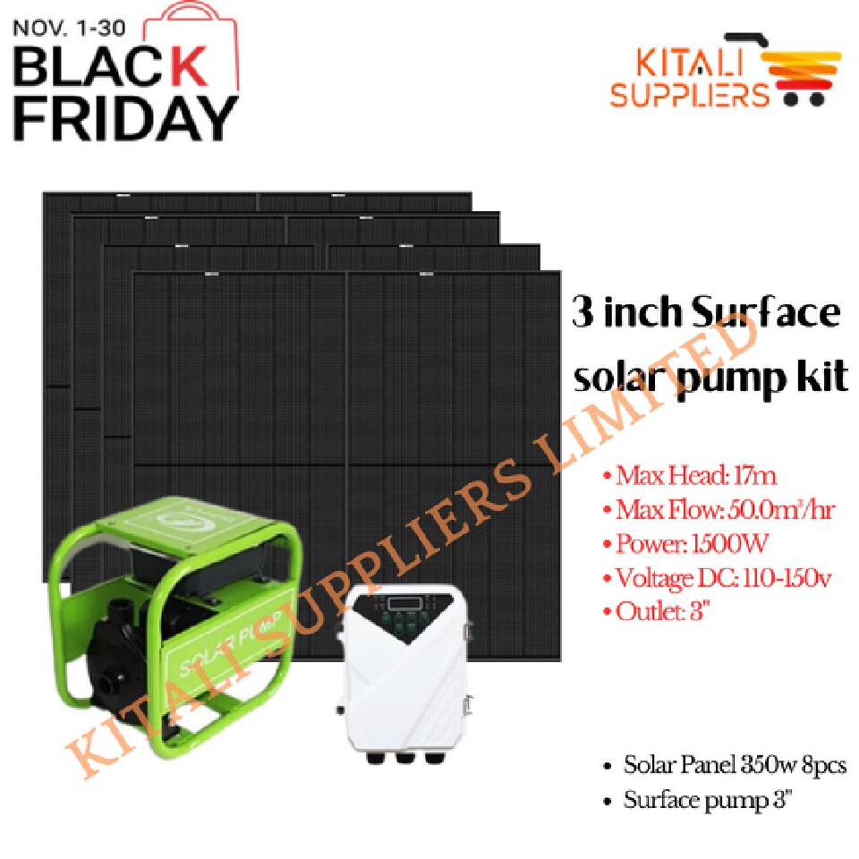 Kitali 3 inch Surface Solar pump kit