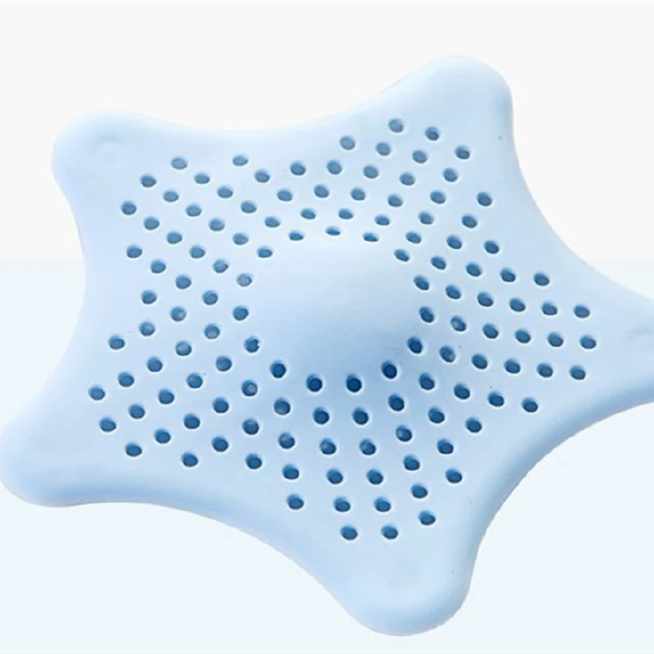 2 Pcs Household Sink Filter Floor Drain Strainer Shower Cover Hair Catcher Stopper Anti-clogging Sink Strainer Kitchen Accessories