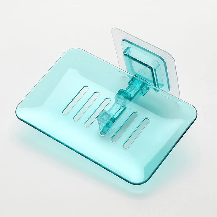 1PC Bathroom Soap Holder Tray Shower Soap Box Dish Storage Plate Holder Case Bathroom Box Shelf Wall Dishes Bathroom Product