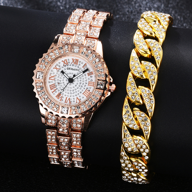 Women Watches Gold Watch Ladies Wrist Women's Bracelet Watches Female Diamond