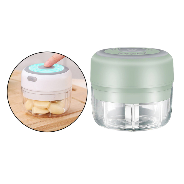 For Kitchen Crushed Mini Electric Food Crusher Garlic Press Garlic Crusher Vegetable Chopper